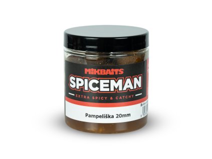 Spiceman boilie v dipu 250ml - Pampeliška 20mm  + Kód na slevu 10%: SLEVA10