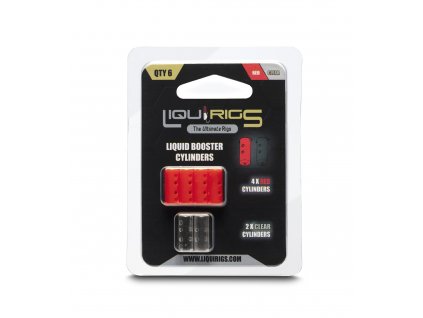 Liquirigs - Liquid Zig Booster kapsle, červená a čirá 4+2ks  + Kód na slevu 10%: SLEVA10