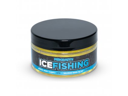 ICE FISHING pstruh řada - Lososí jikry v dipu Sýr 100ml  + Kód na slevu 10%: SLEVA10