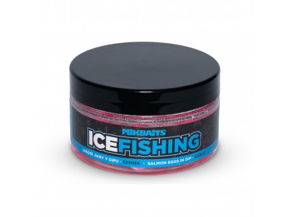ICE FISHING pstruh řada - Lososí jikry v dipu Česnek 100ml  + Kód na slevu 10%: SLEVA10