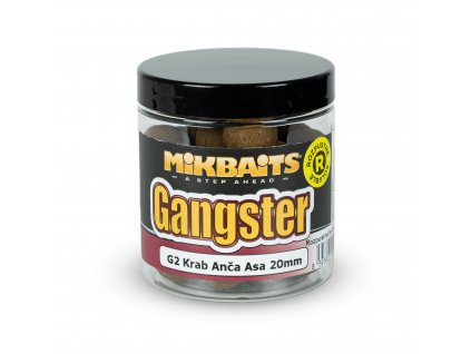 Gangster boilie rozpustné - G2 Krab Ančovička Asa (Průměr 20 mm, Objem 250 ml)