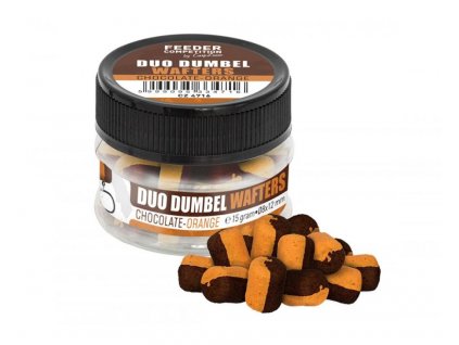Carp Zoom Duo Dumbels Wafters - Čokoláda-Pomeranč