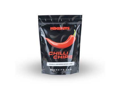 Chilli Chips boilie 300g - Chilli Jahoda 20mm (Hmotnost 300 g, Průměr 20 mm)