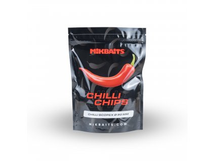 Mikbaits Chilli Chips boilie - Chilli Scopex  + Kód na slevu 10%: SLEVA10