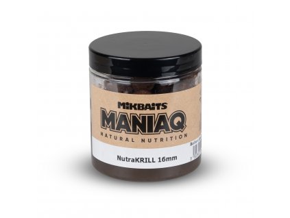 ManiaQ boilie v dipu 250ml - NutraKRILL (Průměr 16mm)