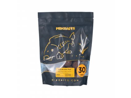BiG boilie - BigB Broskev Black pepper (Hmotnost 300 g, Průměr 30 mm)