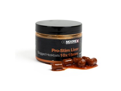 CC Moore Pro-Stim Liver - Boilie v dipu 50ks (Velikost 10x15 mm)