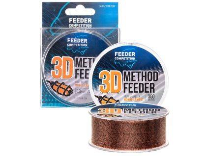 Carp Zoom Vlasec 3D Method Feeder Line - 300 m/0,18 mm/4,3 kg