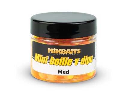 Mikbaits Mini boilie v dipu 50 ml - Med  + Kód na slevu 10%: SLEVA10