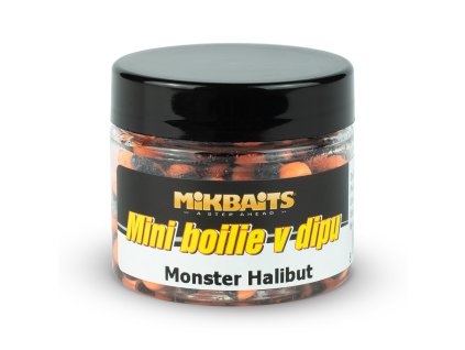 Mikbaits Mini boilie v dipu 50 ml - Monster Halibut  + Kód na slevu 10%: SLEVA10