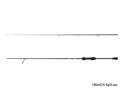 Delphin GraphiX IT 24T (Délka 185 cm, Počet dílů 2, Zátěž 0,5 - 5 g)