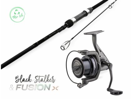 zfish combo prut black stalker 10ft 3lb navijak fusion x 6000