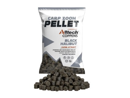 Carp Zoom Black Halibut Pellet s otvorem (Hmotnost 800 g, Průměr 15 mm)