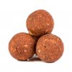 Mikbaits Krvavý Huňáček boilie - Jahoda exclusive (Hmotnost 1 kg, Průměr 20 mm)