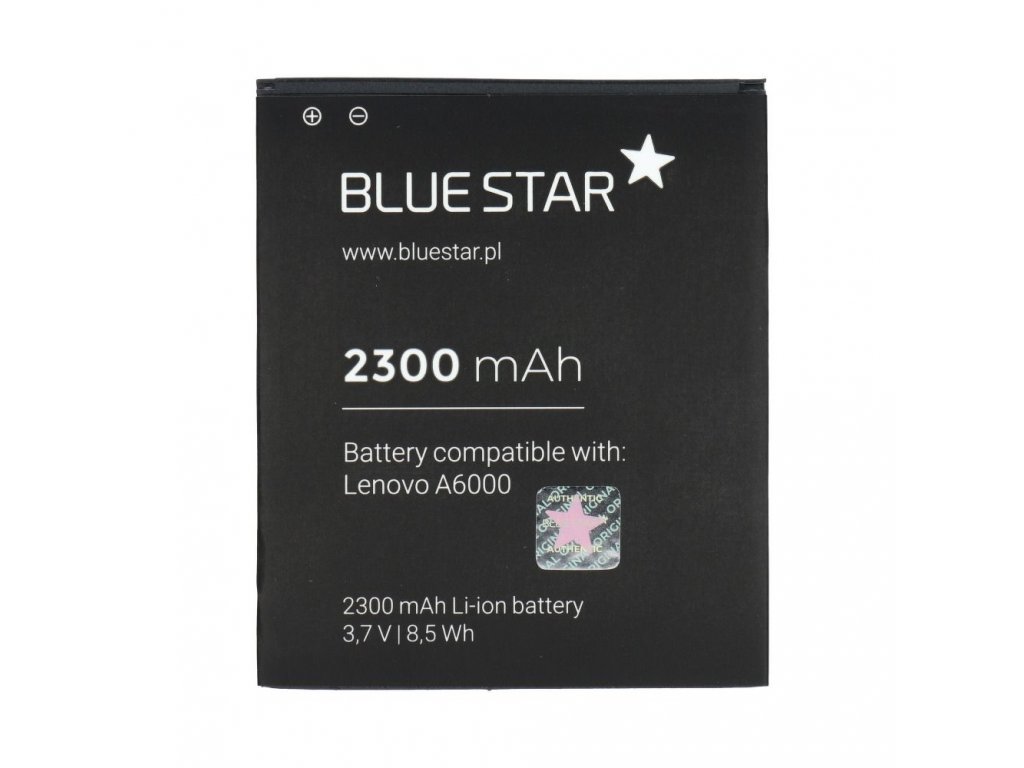 Baterie 2300mAh Blue Star - Lenovo A6000 Li-Poly PREMIUM