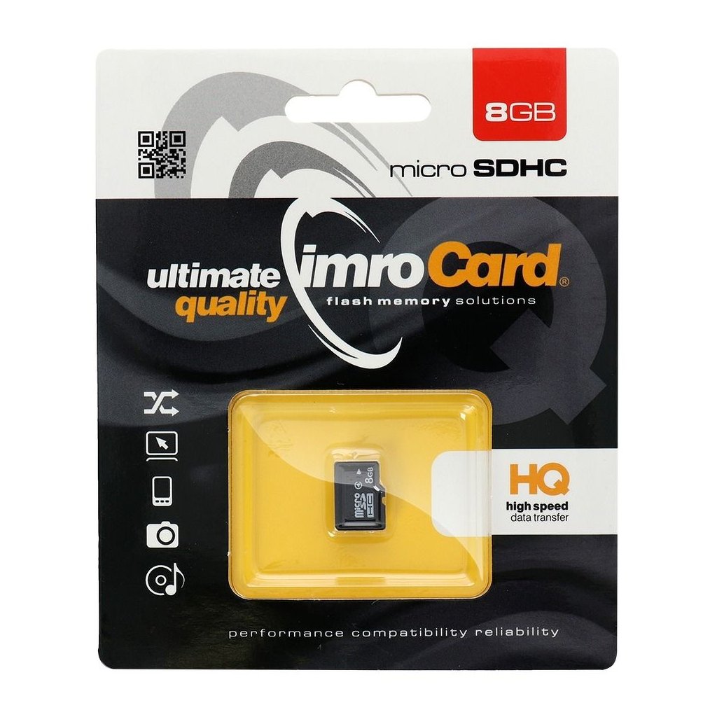 Pamäťová karta IMRO microSDHC 8GB (Blister)