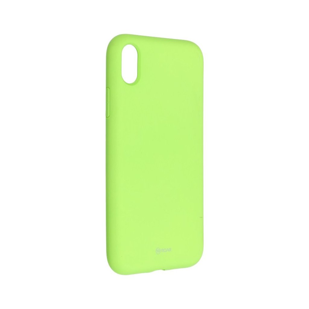 Puzdro ROAR case COLORFUL JELLY for IPHONE XR limetkové