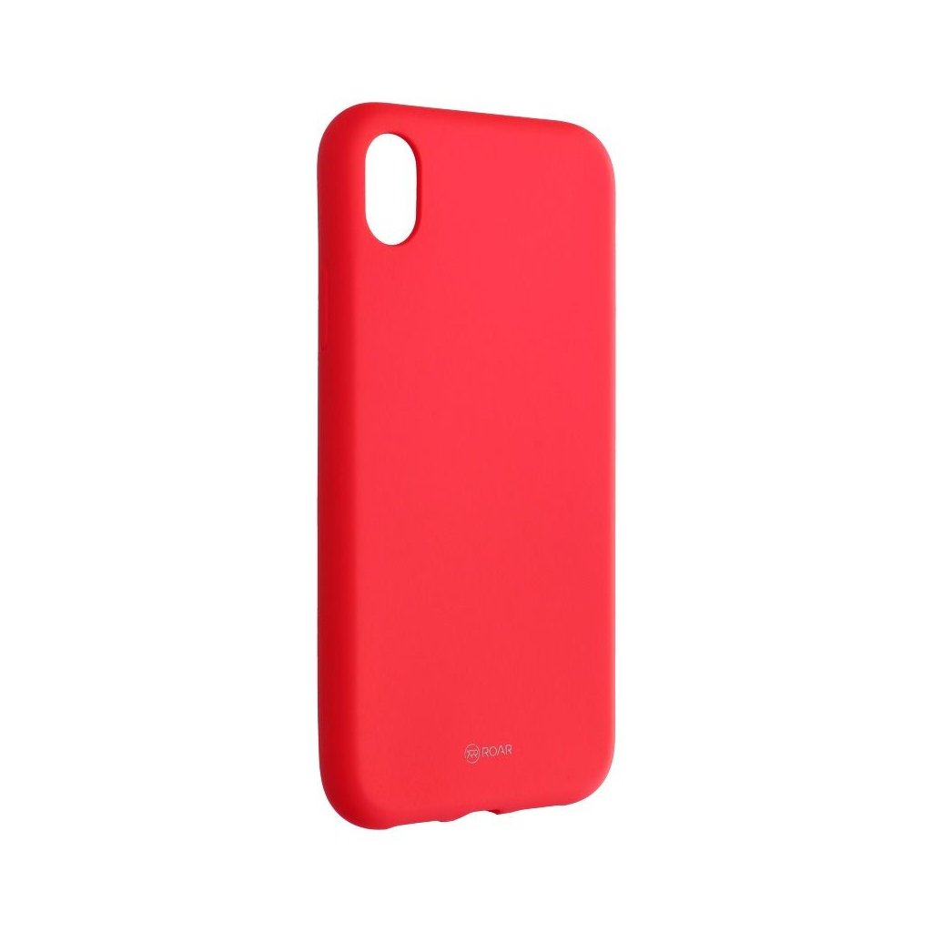 Puzdro ROAR case COLORFUL JELLY for IPHONE XR červené