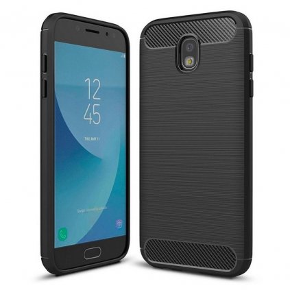 Puzdro CARBON pre SAMSUNG Galaxy J7 2017 čierne