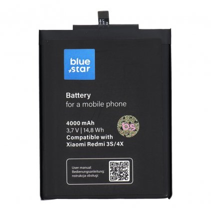 Batéria  pre Xiaomi Redmi 3/3S/3X/4X (BM47) 4000 mAh Li-Ion Blue Star