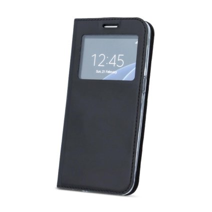 81967 forcell pouzdro smart look view case xiaomi redmi note 5a cerne