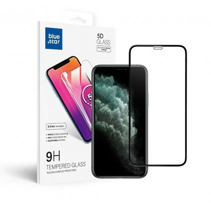 Tvrdené sklo 5D Blue Star - APP IPHONE Xs/11 Pro  - okraj čierny