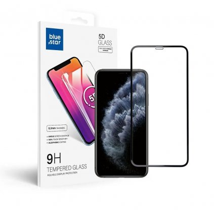 Tvrdené sklo 5D Blue Star - APP IPHONE Xs Max/11 Pro Max  - okraj čierny