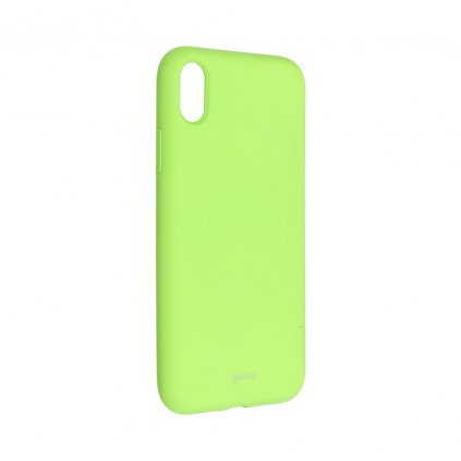 Puzdro Roar Colorful Jelly Case pre iPhone XR limetkové