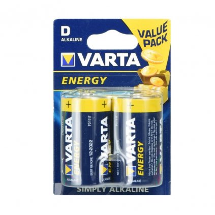 VARTA alkalická batéria R20 (typ D) - 2ks
