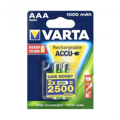 VARTA nabíjacie batérie R3 (AA) 1000 mAh - 2 ks