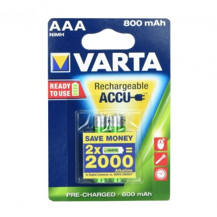 VARTA nabíjacie batérie R3 (AA) 800 mAh - 2 ks