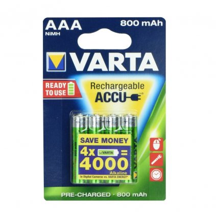 VARTA nabíjacie batérie R3 (AA) 800 mAh - 4 ks