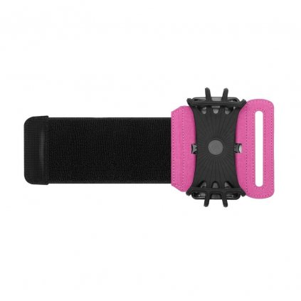 Športové puzdro na telefón na zápästie (veľkosť 4,5"- 5,5") ružové