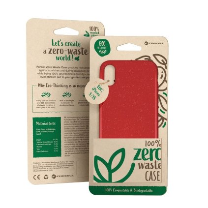 153152 pouzdro forcell bio zero waste case samsung s20 cervene