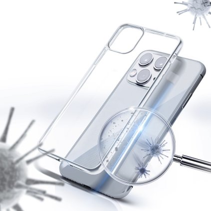 161954 forcell antibakterialni pouzdro pro apple iphone 11 pro transparentni
