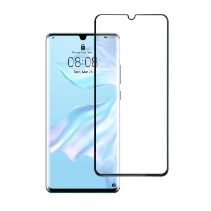 Tvrdené sklo 5D Blue Star - HUAWEI P30 Pro - okraj čierny