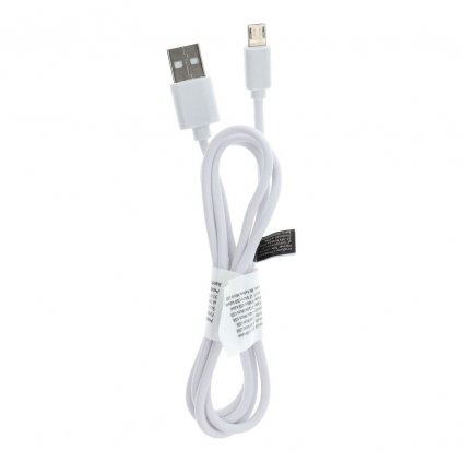 Kabel USB - Micro C366 1 metr bílý (koncovka : 8mm)