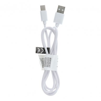 Kabel USB - Typ C 2.0 C363 1 metr bílý (koncovka 8mm)