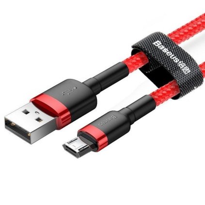 BASEUS USB Cafule Micro 1,5A kábel 2 metre červený CAMKLF-C09