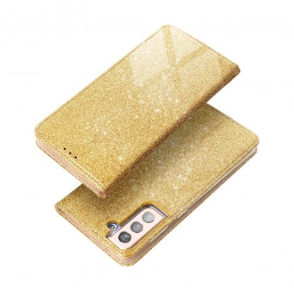 Púzdro Forcell SHINING Book SAMSUNG Galaxy A72 5G zlaté