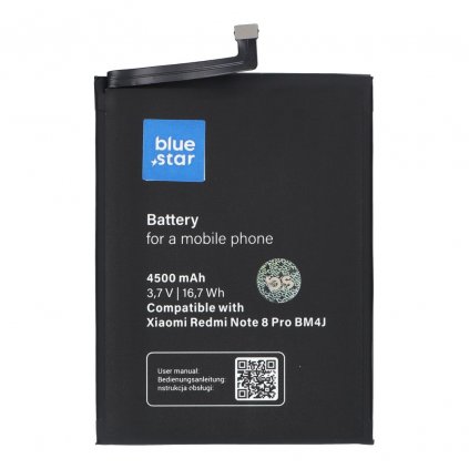 Batéria  pre Xiaomi Redmi Note 8 PRO (BM4J) 4500 mAh Li-Ion Blue Star