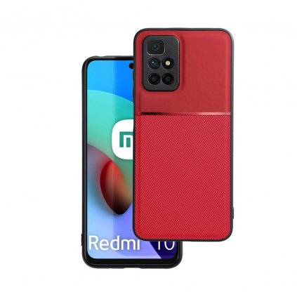 Štýlový kryt Forcell Noble pre XIAOMI Redmi 10 / 10 2022 červený