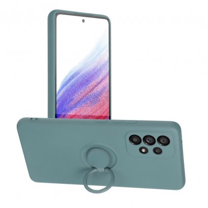 Puzdro SILICONE RING pre SAMSUNG Galaxy A53 5G zelené