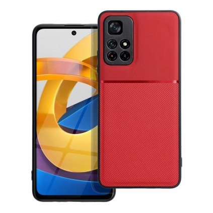 Štýlový kryt Forcell Noble pre XIAOMI POCO M4 PRO 5G / Redmi Note 11T 5G / Redmi Note 11S 5G červený