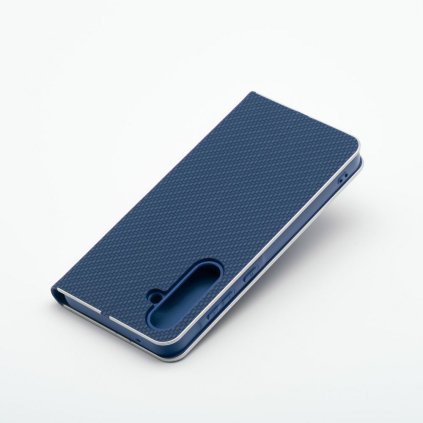 Puzdro LUNA Book Carbon pre Xiaomi  Redmi Note 10 Pro modré