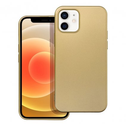 Elegantné puzdro METALLIC Case pre IPHONE 12 / 12 PRO zlaté