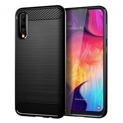 Puzdro CARBON pre SAMSUNG Galaxy A50 / A50S / A30S čierne