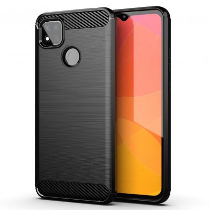 Puzdro CARBON pre XIAOMI Redmi 9C čierne