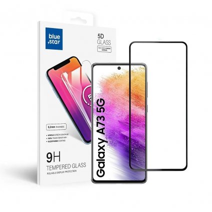 Tvrdené sklo 5D Blue Star - Samsung A73 5G - okraj čierny