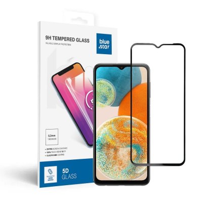 Tvrdené sklo 5D Blue Star - Samsung A23 5G - okraj čierny